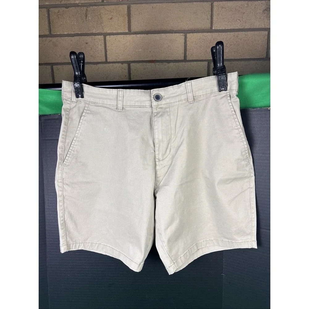 NWT Sperry Men's Flat-Front Shorts Size 32 Khaki